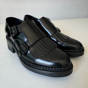 The Office of Angel Scott Ms. Francoise Monkstrap Black Studded size 38